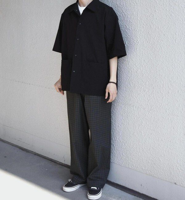 SHIPS any「SHIPS any:〈撥水/軽量/ストレッチ〉SOLOTEX(R) シアサッカー キャンプポケット シャツ 26SS◆」|シャツ・ブラウス|