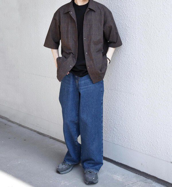 SHIPS any「SHIPS any:〈撥水/軽量/ストレッチ〉SOLOTEX(R) シアサッカー キャンプポケット シャツ 26SS◆」|シャツ・ブラウス|