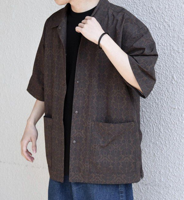 SHIPS any「SHIPS any:〈撥水/軽量/ストレッチ〉SOLOTEX(R) シアサッカー キャンプポケット シャツ 26SS◆」|シャツ・ブラウス|