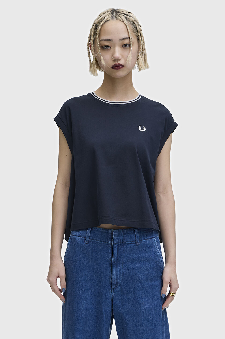 FRED PERRY 「Sheer Tipped Pique T-Shirt」|Tシャツ・カットソー|