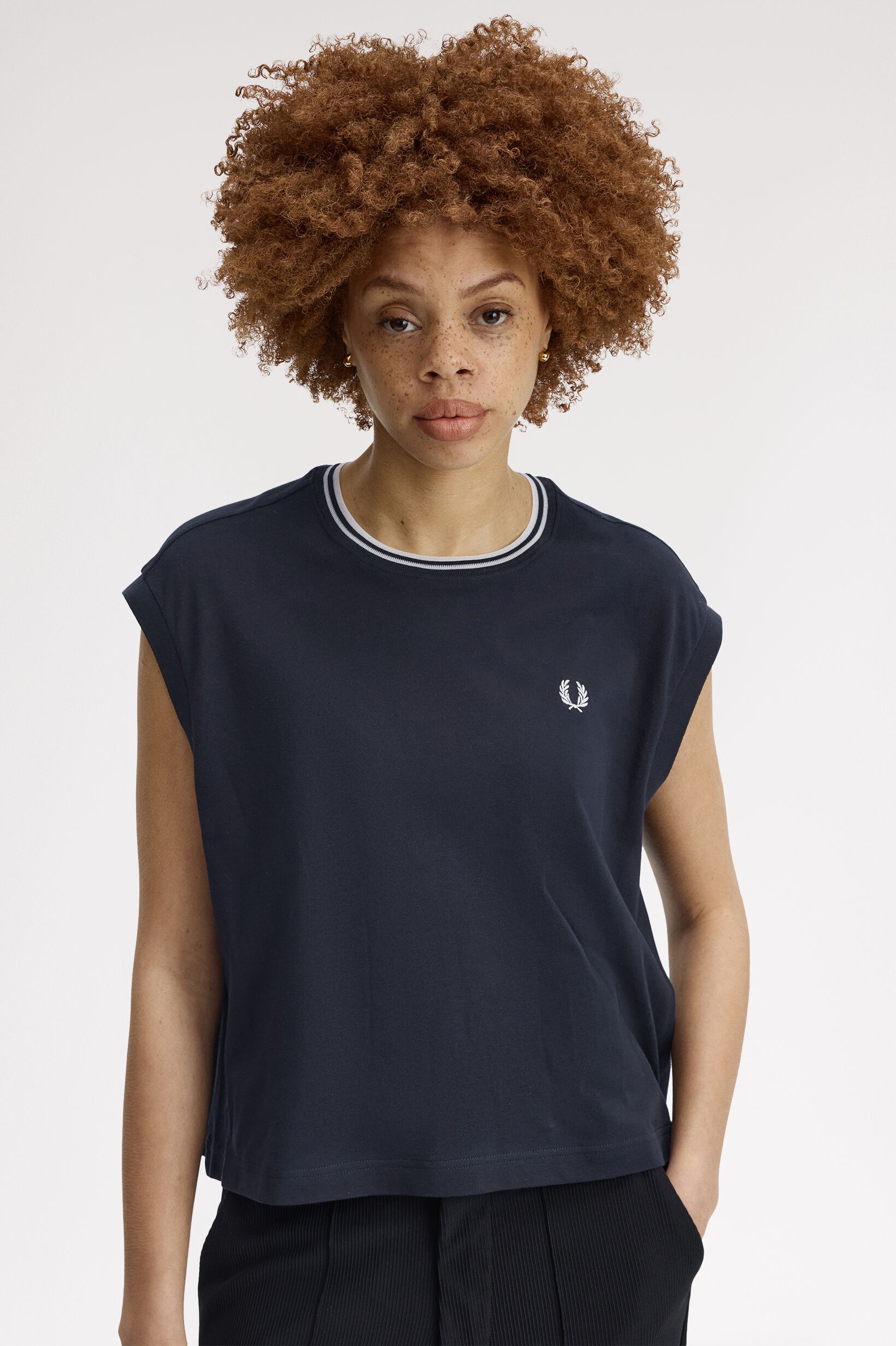 FRED PERRY 「Sheer Tipped Pique T-Shirt」|Tシャツ・カットソー|