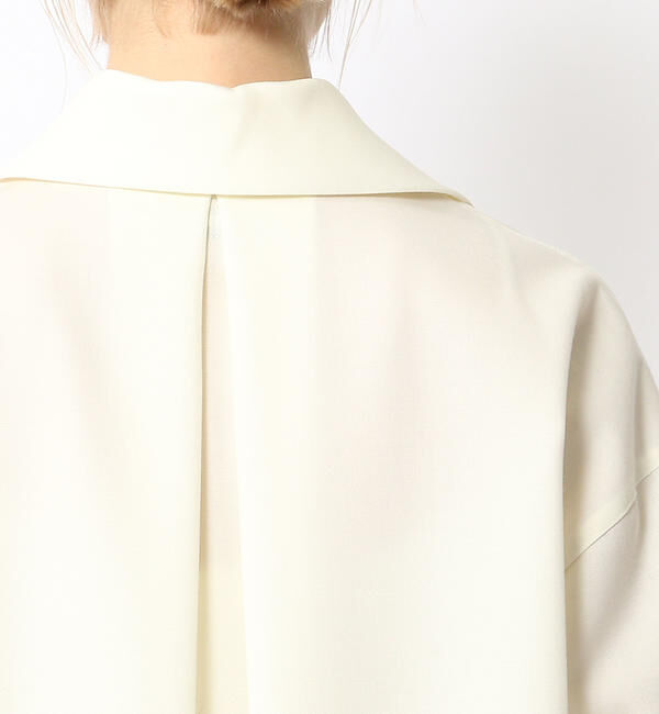 CABaN「 ウールツイル ハイネックロングシャツ」|シャツ・ブラウス|