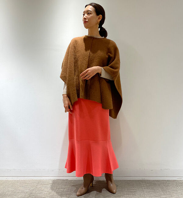 Ballsey「バウンススムース ミディマーメイドスカート」|スカート|33 ピンク