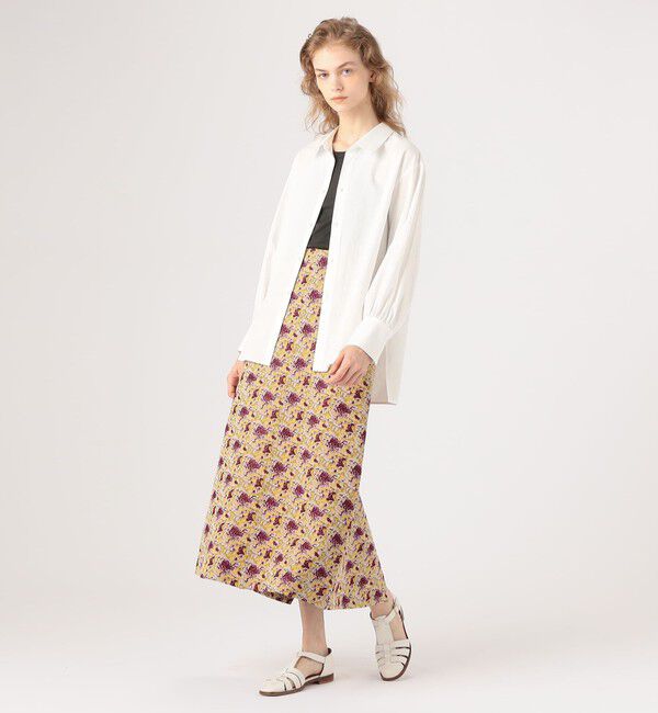 MACPHEE「コットンドビーストライプ オープンカラーシャツ」|シャツ・ブラウス|