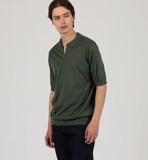 TOMORROWLAND BUYING WEAR「JOHN SMEDLEY DONNELLY コットン スキッパーニット」|ニット・セーター|