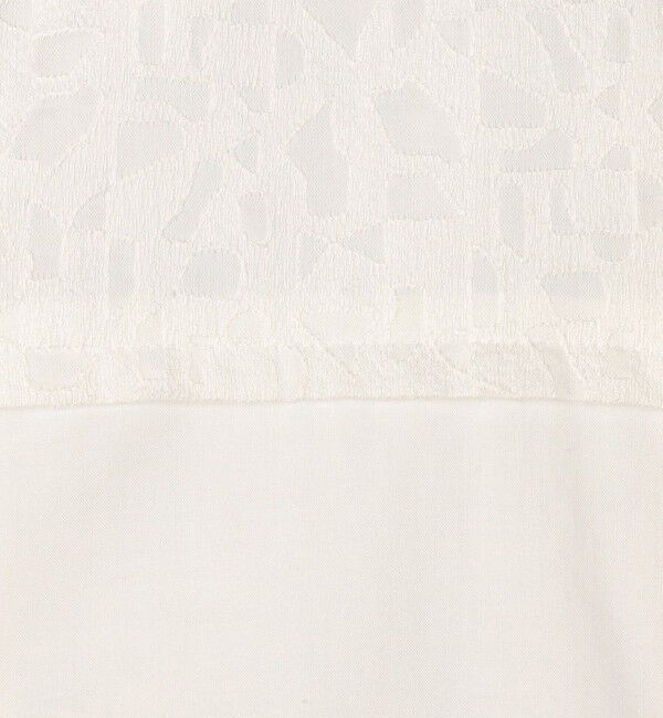 TOMORROWLAND collection「ジオメトリックエンブロイダリー バンドカラーブラウス」|シャツ・ブラウス|