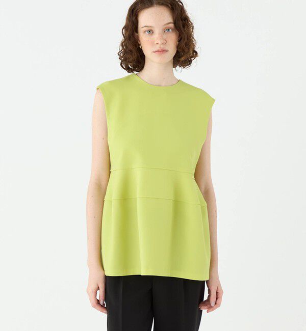 Ballsey「スティフダブルクロス バレルヘムブラウス」|シャツ・ブラウス|