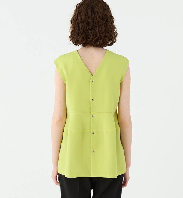 Ballsey「スティフダブルクロス バレルヘムブラウス」|シャツ・ブラウス|