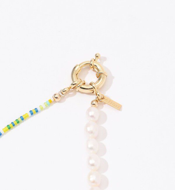 TOMORROWLAND GOODS「【別注】eliou パール&times;ビーズ ネックレス」|ネックレス|