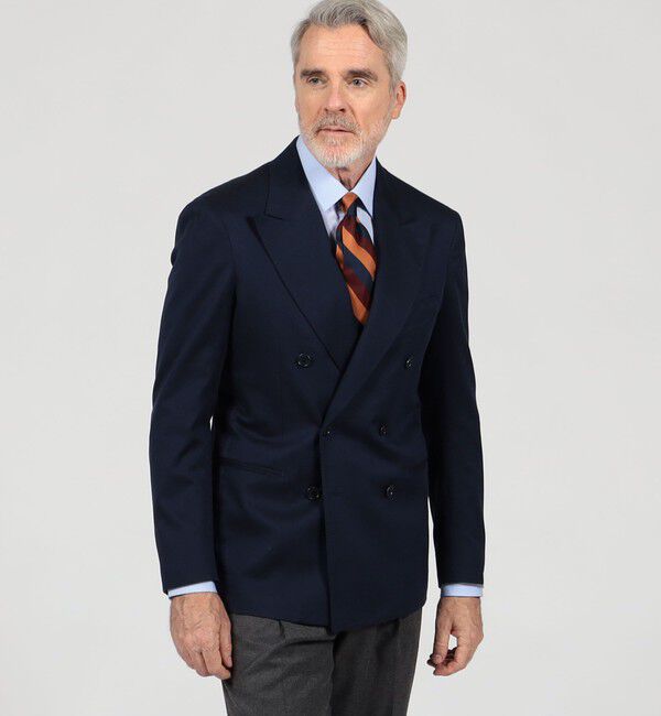 TOMORROWLAND MENS「【別注】De Petrillo SIBILLA コットンシルクツイル ダブルブレステッド6Bジャケット」|テーラードジャケット|