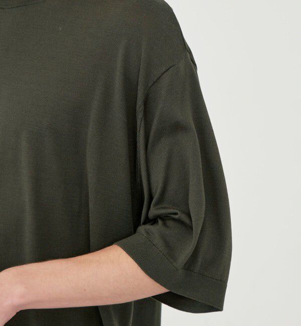 GALERIE VIE「シルク ハーフスリーブプルオーバー」|ニット・セーター|