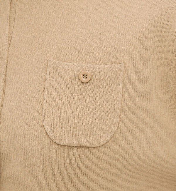 CABaN「コットンカシミヤ クルーネックカーディガン」|カーディガン|