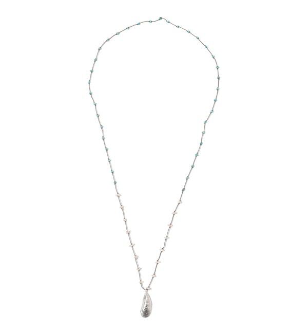 TOMORROWLAND GOODS「SEE REAL FLOWERS Silver Shell ネックレス」|ネックレス|62 ライトブルー系