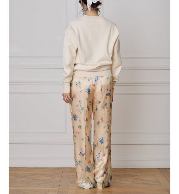 IENA LA BOUCLE「IENA LA BOUCLE ボタニカルプリントイージーパンツ」|その他|