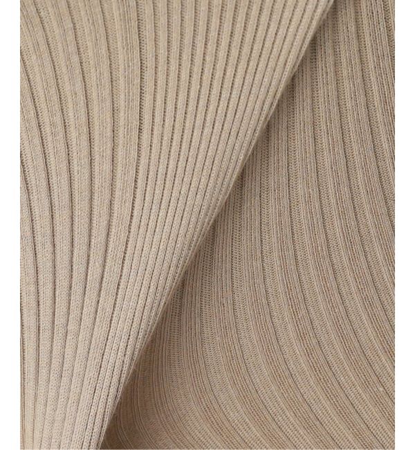 IENA LA BOUCLE「HAKUJI/ハクジ RANDOM RIB ASYM BRA  H232590」|Tシャツ・カットソー|