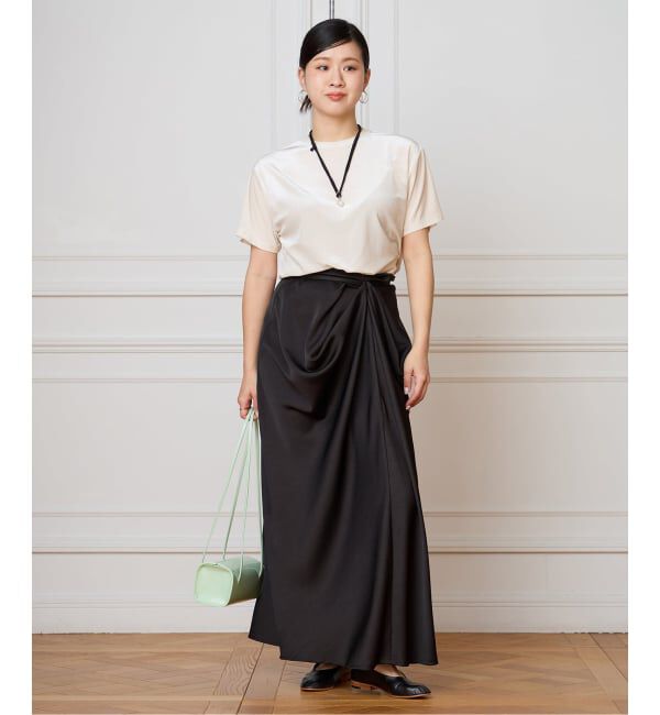 IENA LA BOUCLE「IENA LA BOUCLE ジョーゼットサテンスカート」|スカート|