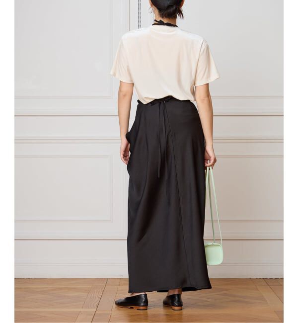 IENA LA BOUCLE「IENA LA BOUCLE ジョーゼットサテンスカート」|スカート|