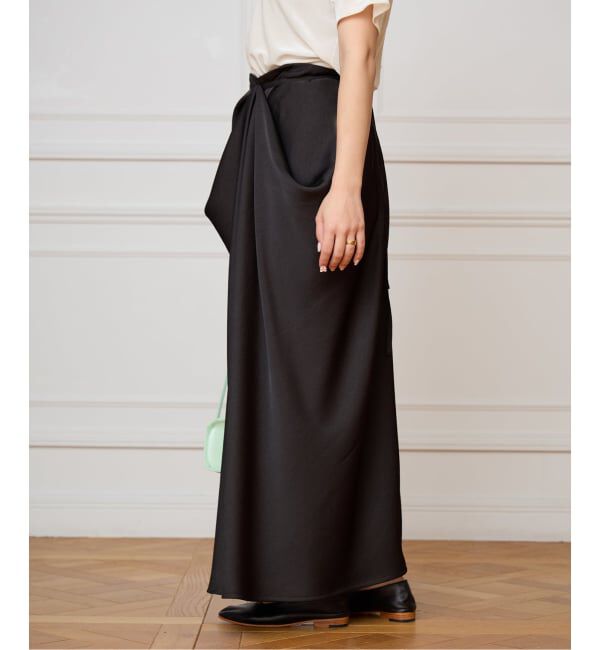 IENA LA BOUCLE「IENA LA BOUCLE ジョーゼットサテンスカート」|スカート|