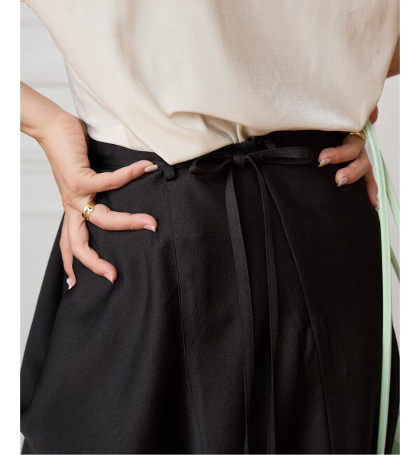 IENA LA BOUCLE「IENA LA BOUCLE ジョーゼットサテンスカート」|スカート|