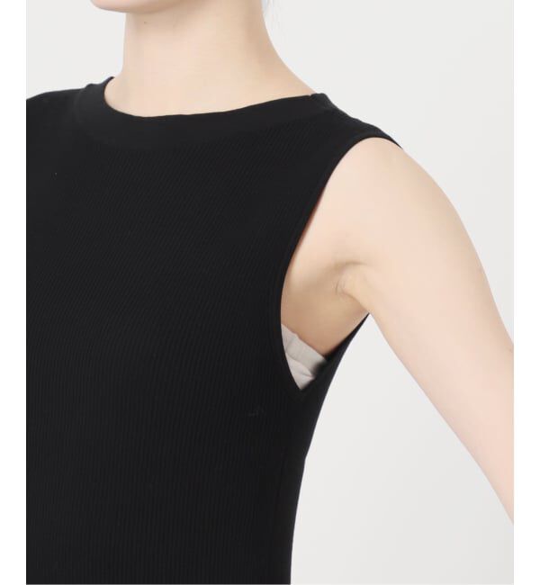 IENA「《予約》 ECOSPLASH リブボートネックプルオーバー」|ニット・セーター|