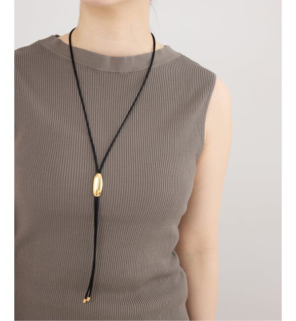 IENA「《予約》 ECOSPLASH リブボートネックプルオーバー」|ニット・セーター|ベージュ A