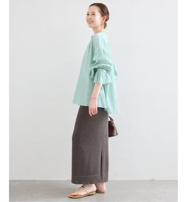 SLOBE IENA「《追加予約》テープヤーンニットスカート」|スカート|