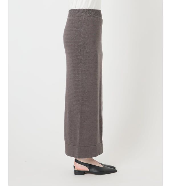 SLOBE IENA「《追加予約》テープヤーンニットスカート」|スカート|