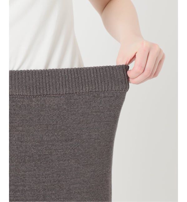 SLOBE IENA「《追加予約》テープヤーンニットスカート」|スカート|