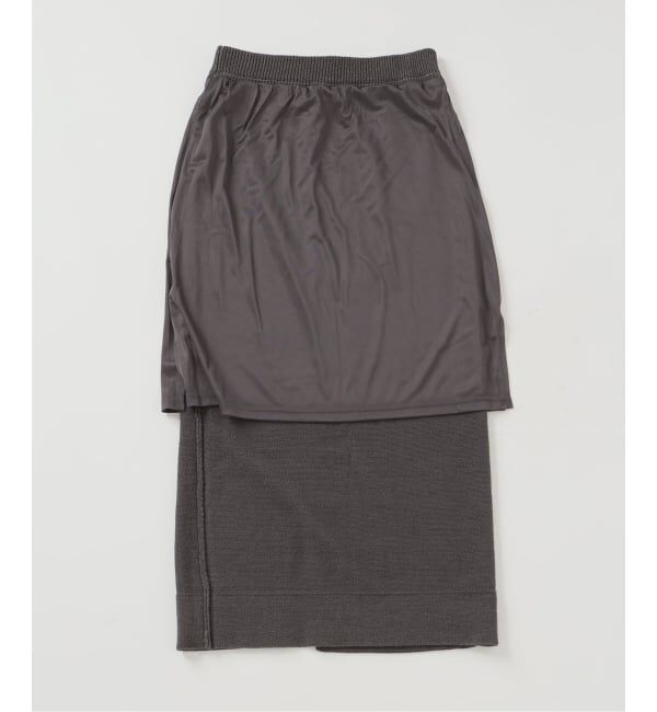 SLOBE IENA「《追加予約》テープヤーンニットスカート」|スカート|