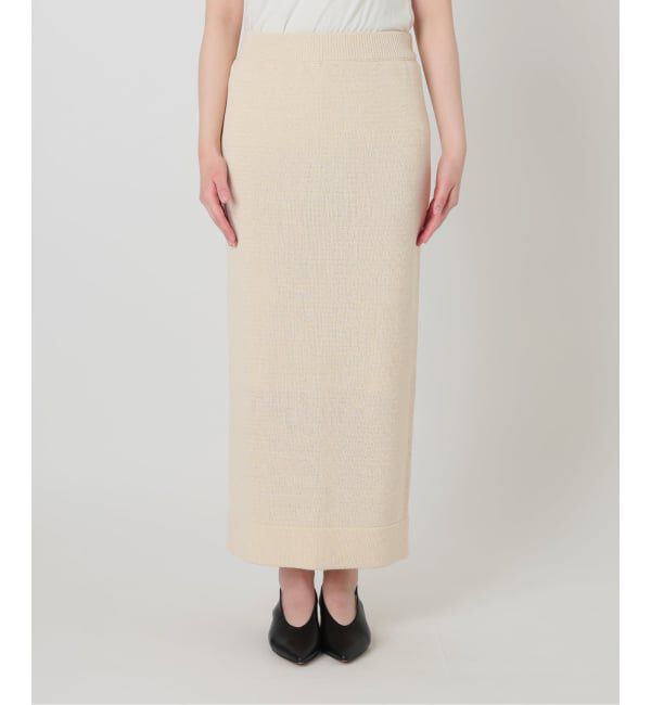 SLOBE IENA「《追加予約》テープヤーンニットスカート」|スカート|