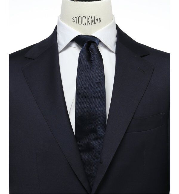 EDIFICE「PB ツイルソリッドタイ」|ネクタイ・蝶ネクタイ|ネイビー