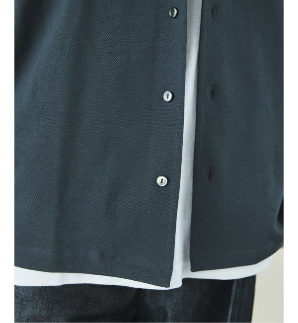 EDIFICE「LACOSTE(ラコステ) 別注 フルオープン ロングスリーブポロシャツ」|Tシャツ・カットソー|