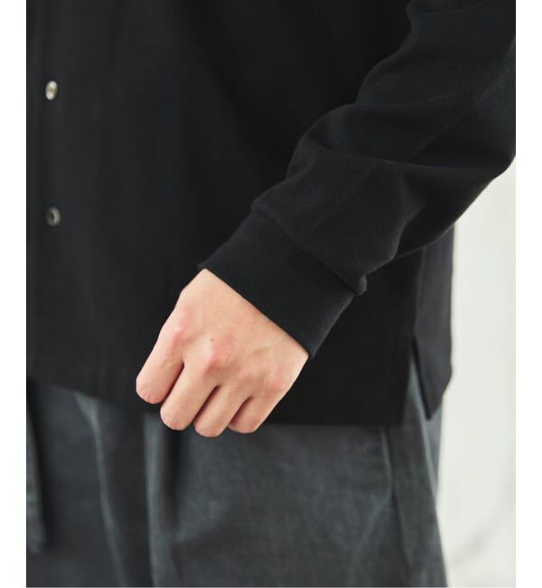 EDIFICE「LACOSTE(ラコステ) 別注 フルオープン ロングスリーブポロシャツ」|Tシャツ・カットソー|