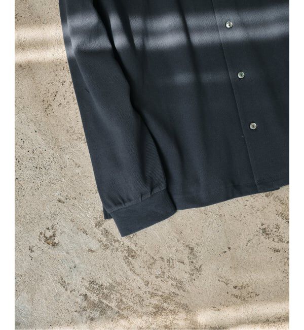 EDIFICE「LACOSTE(ラコステ) 別注 フルオープン ロングスリーブポロシャツ」|Tシャツ・カットソー|