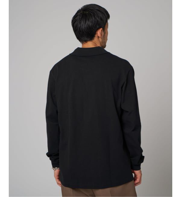 EDIFICE「LACOSTE(ラコステ) 別注 フルオープン ロングスリーブポロシャツ」|Tシャツ・カットソー|