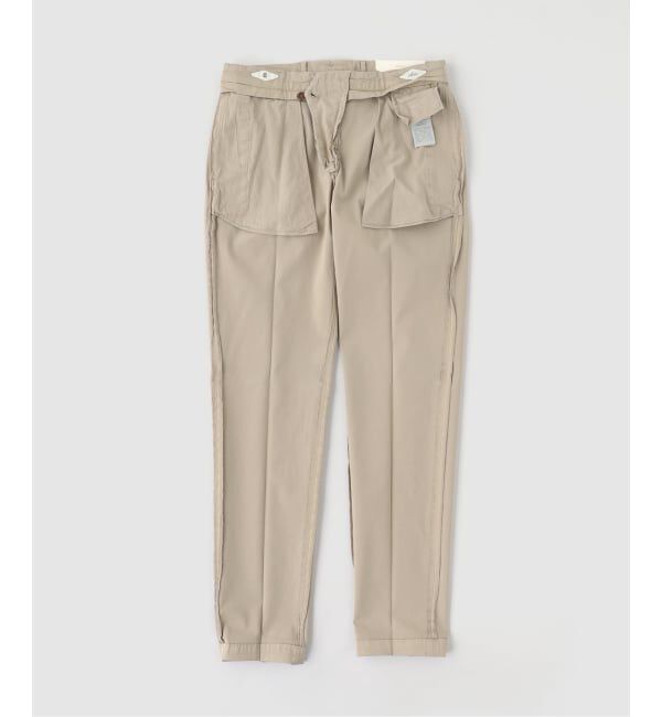 EDIFICE「BRIGLIA(ブリリア) GarmentDye Cotton 1P Trousers」|スラックス|