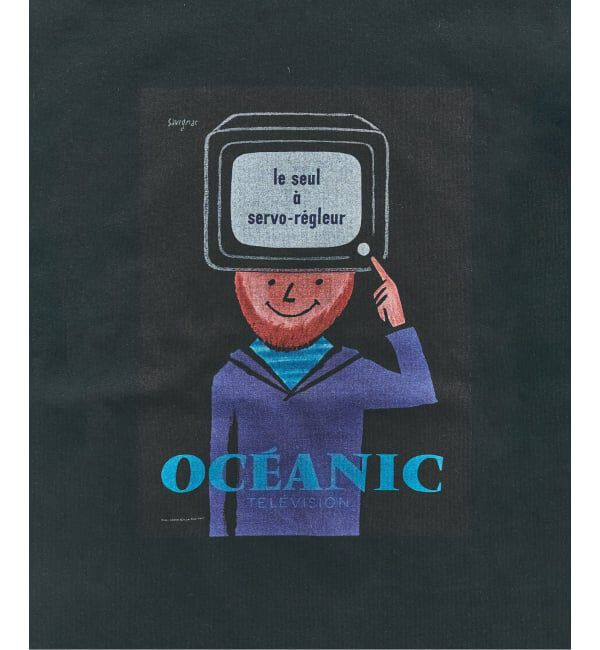 417 EDIFICE「SAVIGNAC&times;417 グラフィックTシャツ」|Tシャツ・カットソー|