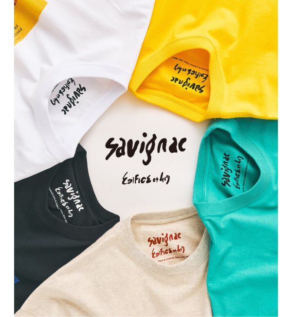 417 EDIFICE「SAVIGNAC&times;417 グラフィックTシャツ」|Tシャツ・カットソー|
