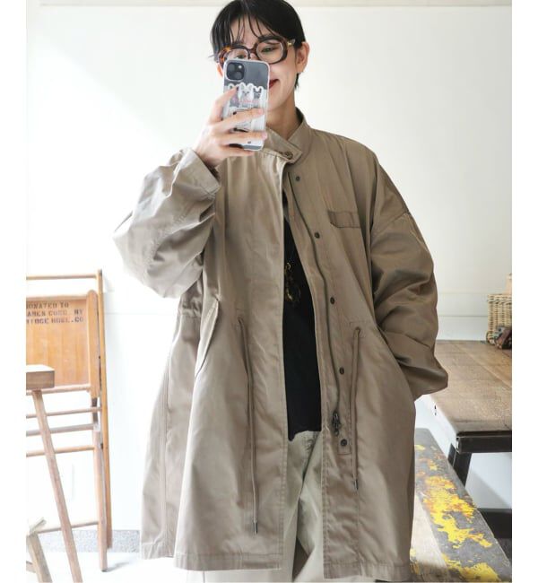 journal standard luxe「メモリーツイル モッズコート」|ミリタリー・モッズコート|