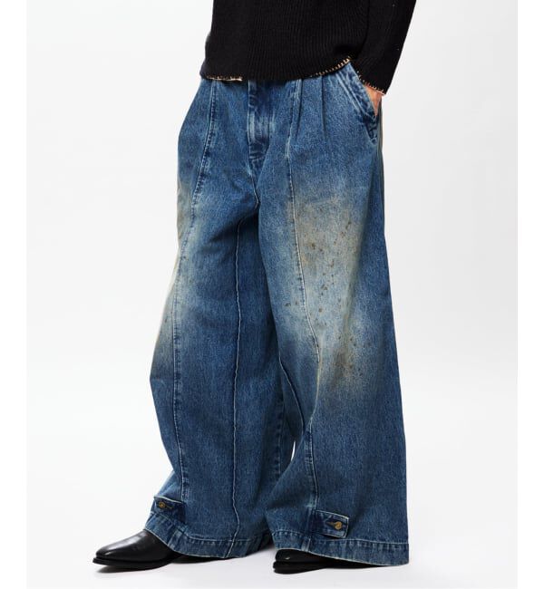 J.S.Homestead「J.S.Homestead / デニム キュロット パンツ」|デニム|