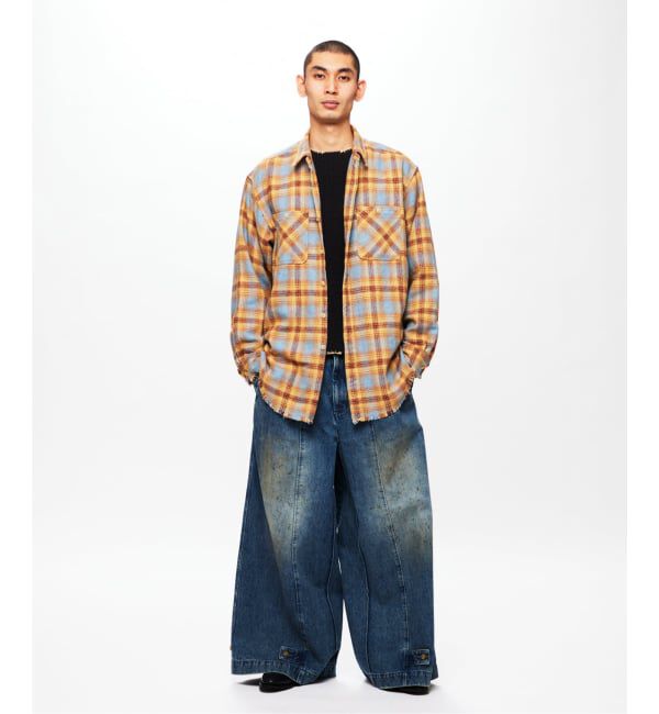 J.S.Homestead「J.S.Homestead / デニム キュロット パンツ」|デニム|