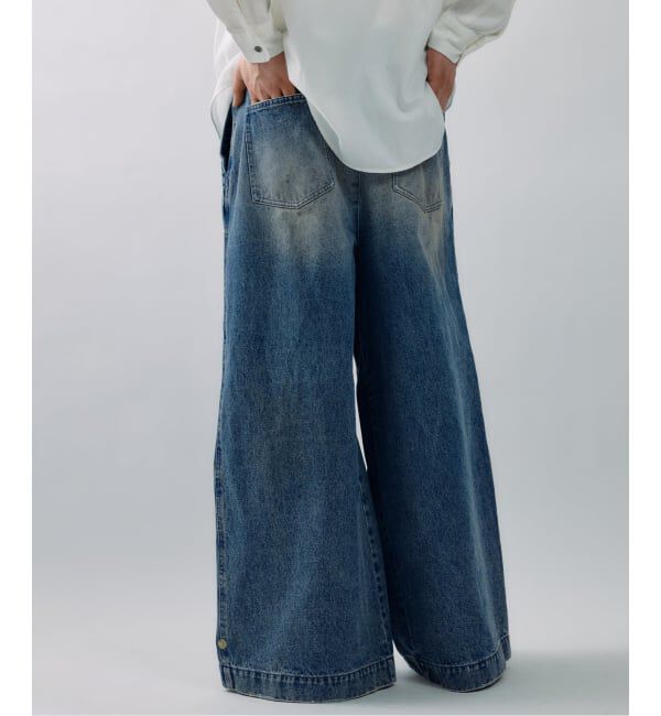 J.S.Homestead「J.S.Homestead / デニム キュロット パンツ」|デニム|