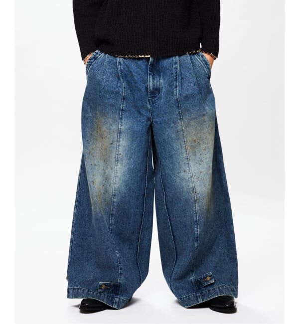 J.S.Homestead「J.S.Homestead / デニム キュロット パンツ」|デニム|