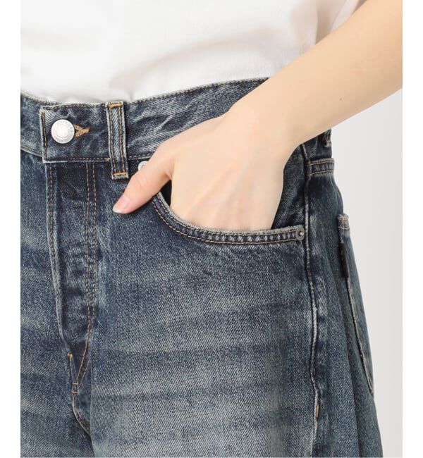 journal standard L'essage「【HAIKURE/ハイクル】BETHANY SHORT LENGTH INTENSE BLU　デニムパンツ」|デニム|