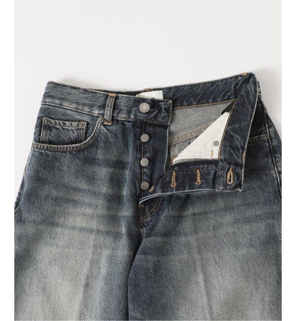 journal standard L'essage「【HAIKURE/ハイクル】BETHANY SHORT LENGTH INTENSE BLU　デニムパンツ」|デニム|