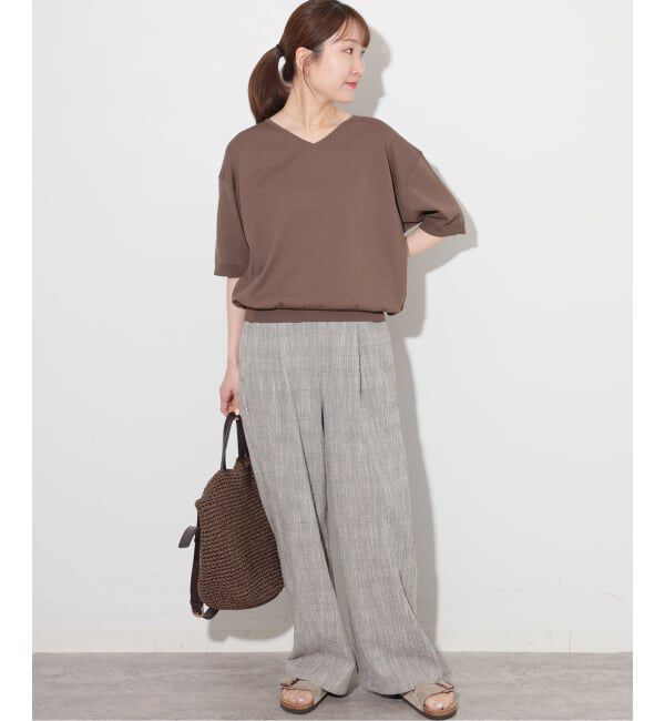 JOURNAL STANDARD relume「《予約》［26SS新作］スラブタックイージーパンツ」|スラックス|