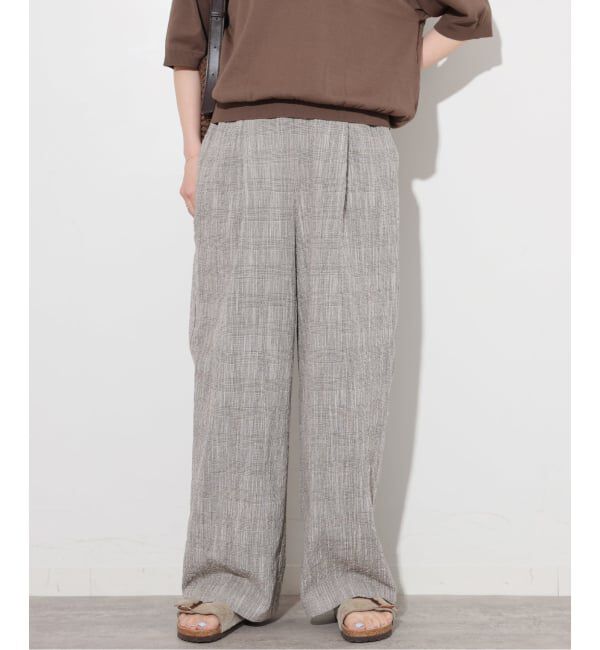 JOURNAL STANDARD relume「《予約》［26SS新作］スラブタックイージーパンツ」|スラックス|グレーB