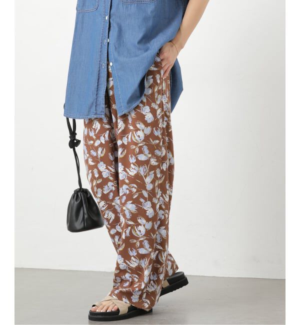 JOURNAL STANDARD relume「《予約》［26SS新作］リーフパターンリラックスパンツ」|その他|ブラウン
