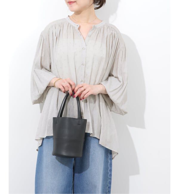 JOURNAL STANDARD relume「グリッタードットギャザーブラウス」|シャツ・ブラウス|グレーB