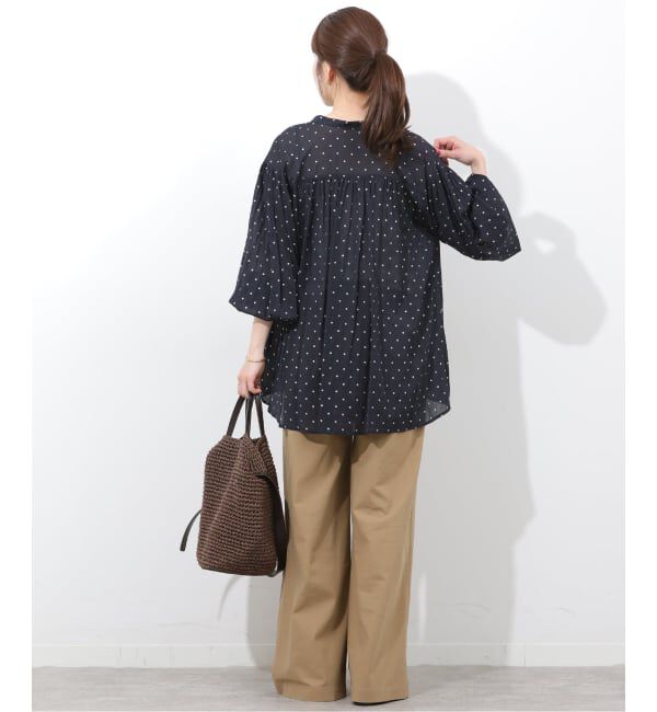 JOURNAL STANDARD relume「グリッタードットギャザーブラウス」|シャツ・ブラウス|